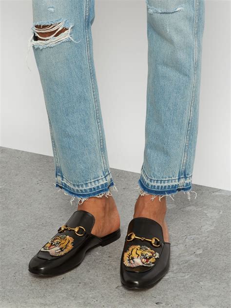 who wears gucci loafers|gucci backless loafer.